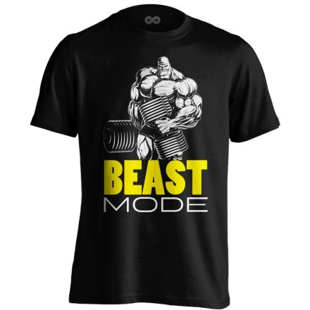 Beast Mode body building póló (fekete)