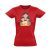 Rajz anyának anyás női póló (piros)