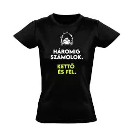 KettőFél anyás női póló (fekete)