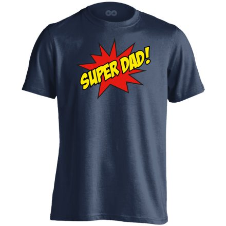 Super dad apás férfi póló (tengerészkék)