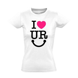 Love Your Smile cuki női póló (fehér)