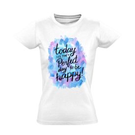 Perfect Day cuki női póló (fehér)
