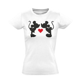 Mickey & Minnie Love női póló (fehér)