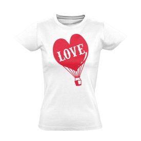 Love Balloon női póló (fehér)
