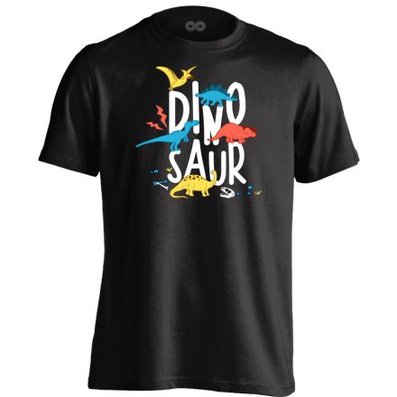 Dinosaur gyerek póló (fekete)