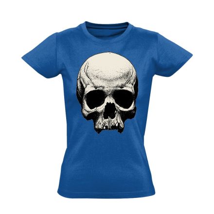 Koponyás "Hamlet" női póló (kék)