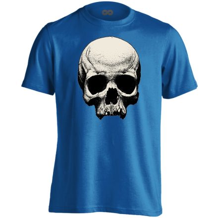 Koponyás "Hamlet" férfi póló (kék)