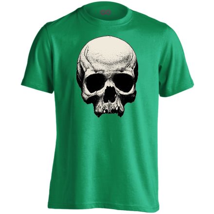 Koponyás "Hamlet" férfi póló (zöld)
