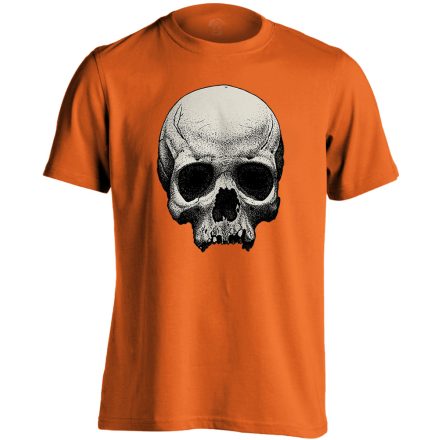 Koponyás "Hamlet" férfi póló (narancssárga)