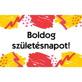 Boldog születésnapot! I. üdvözlőkártya
