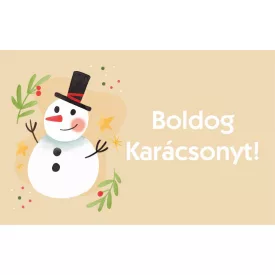 Boldog Karácsonyt! IV. üdvözlőkártya