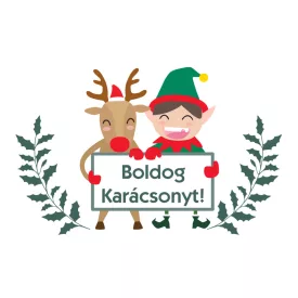 Boldog Karácsonyt! V. üdvözlőkártya