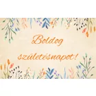 Boldog születésnapot! II. üdvözlőkártya
