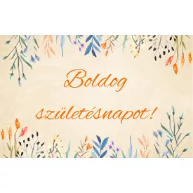 Boldog születésnapot! II. üdvözlőkártya