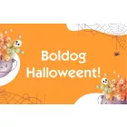 Boldog Halloweent! üdvözlőkártya