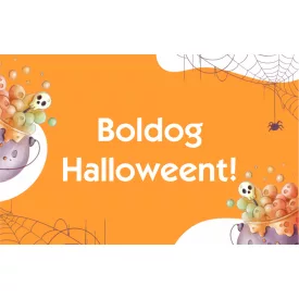 Boldog Halloweent! üdvözlőkártya