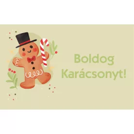 Boldog Karácsonyt! I. üdvözlőkártya