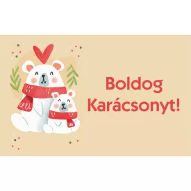 Boldog Karácsonyt! II. üdvözlőkártya
