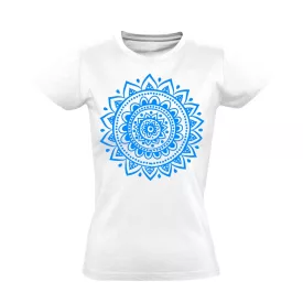   Visuddha "hímzés" női póló ezoterikus (fehér)