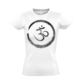 Om "vízfesték" női póló ezoterikus (fehér)