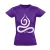 Jóga "ecset" női póló ezoterikus (lila)