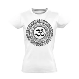 Om "körök" női póló ezoterikus (fehér)