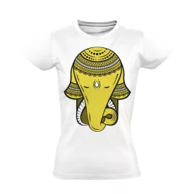 Elefánt "alszik" női póló ezoterikus (fehér)