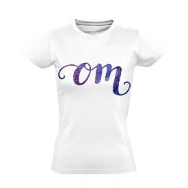 Om "írás" női póló ezoterikus (fehér)