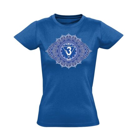 Ajna "szirmok" női póló ezoterikus (kék)
