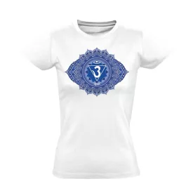 Ajna "szirmok" női póló ezoterikus (fehér)
