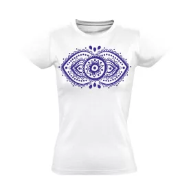 Ajna "hímzés" női póló ezoterikus (fehér)