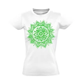 Anahata "hímzés" női póló ezoterikus (fehér)