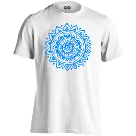   Visuddha "hímzés" férfi póló ezoterikus (fehér)