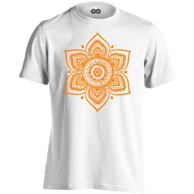   Svadisthana "hímzés" férfi póló ezoterikus (fehér)