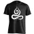 Jóga "ecset" férfi póló ezoterikus (fekete)