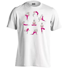 Jóga "kör" férfi póló ezoterikus (fehér)