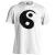 Yin Yang "ecset" férfi póló ezoterikus (fehér)