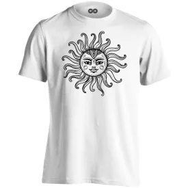 Nap "arc" férfi póló ezoterikus (fehér)