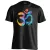 Om "festékpaca" férfi póló ezoterikus (fekete)