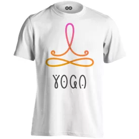   Jóga "szimbólum" férfi póló ezoterikus (fehér)