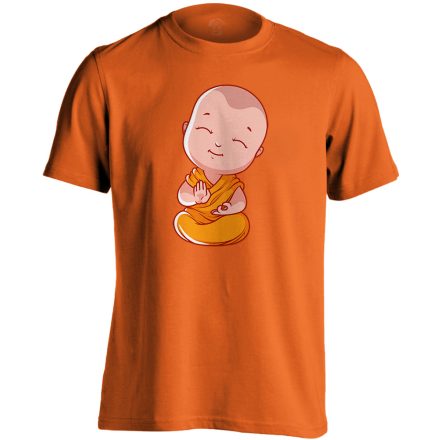 Szerzetes "baba" férfi póló ezoterikus (narancssárga)