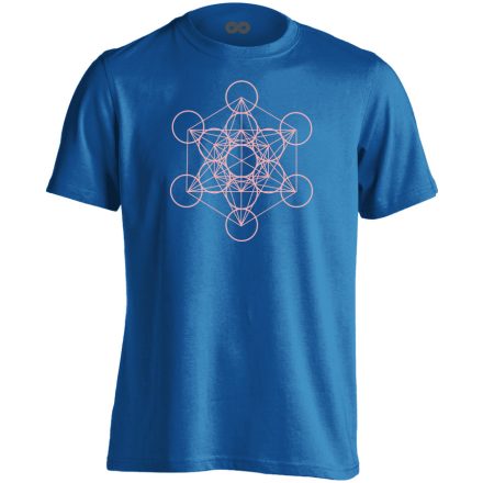 Metatron ezoterikus férfi póló (kék)