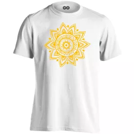   Muladhara "hímzés" férfi póló ezoterikus (fehér)