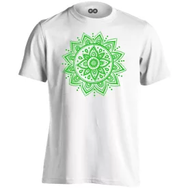   Anahata "hímzés" férfi póló ezoterikus (fehér)