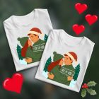 Páros karácsony személyre szabható egyedi karácsonyi csomag (fehér termékek)