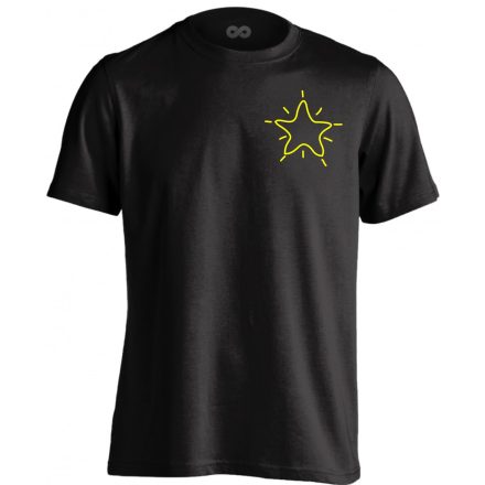 Csillagok kalandjai férfi póló (fekete)