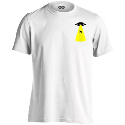 Az UFO-k inváziója férfi póló (fehér)