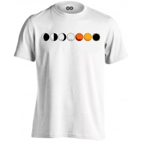 A Hold arcai férfi póló (fehér)