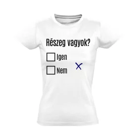 Választás fesztiválos női póló (fehér)