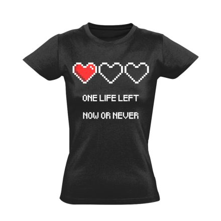 OneLifeLeft női póló (fekete)